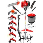Swazer 9 Süper Benzinli Motorlu Tırpan 4X4HP 2t Yan Tipi Ot Çim Çayır Biçme Kesme Makinesi