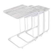 Sweet Home Masa Sandalye C 3'lü Takım Mdf Kristal Zigon Sehpa