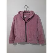 Sweet's Collection Kız Genç Çocuk Welsoft Peluş Cepli Ceket - 11 - 12 Yaş - Pudra Pembe