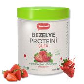 Sweetwell Çilek Aromalı Vegan Bezelye Proteini Tozu 400 gr - %83 Protein Içerir Pae Protein Powder Strawberry