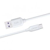 Syrox C108 1 mt 3.0A 18W Beyaz Micro USB Hızlı Şarj ve Data Kablosu