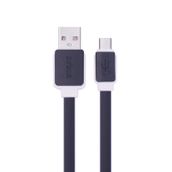Syrox C63 Yassı 2.0a 1.2 mt Siyah Micro Usb Şarj ve Usb Data Kablosu