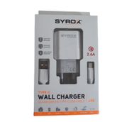 Syrox J48 Type-C Girişli 2.6A Hızlı Şarj