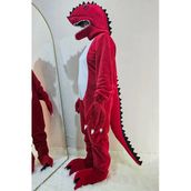 T-Rex Dinozor Kostümü Yetişkin Kırmızı