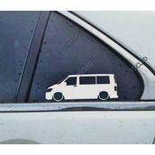T6 multivan Transporter Kelebek Cam Oto Sticker 2 Adet