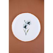 Tabak Evi Porselen Azelya Düz Tabak 19,50CM Aly3 Tekli - 19,5 cm