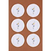 Tabak Evi Porselen Azelya Pasta Tabağı 19,50CM Aly1 6 Kişilik 6 Parça - 19,5 cm