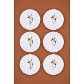 Tabak Evi Porselen Azelya Pasta Tabağı 19,50CM Aly4 6 Kişilik 6 Parça - 19,5 cm
