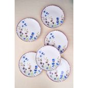 Tabak Evi Porselen Morden Pasta Tabağı Seti 19,50CM 6 Kişilik 6 Parça - 19,5 cm