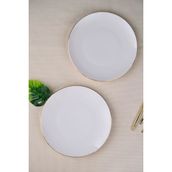 Tabak Evi Porselen Natura Altın Yaldız Pasta Tabağı 20,50CM 2 Li