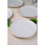 Tabak Evi Porselen Natura Altın Yaldız Pasta Tabağı 20,50CM 4 Lü