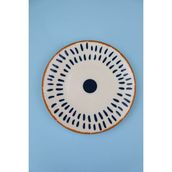 Tabak Evi Porselen Spotty Düz Tabak 19,50CM Sp3 Tekli - 19,5 cm