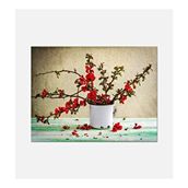Tablo Center Kırmızı Tomurcuk 50x70 cm Kanvas Tablo