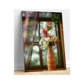 Tablolife Toprak Vazoda Çiçek Buketi 60 x 90 cm Kanvas Tablo