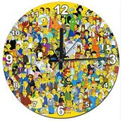 Tablomega 371 Simpsonlar Şekilli Duvar Saati
