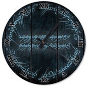 Tablomega SAAT-1074-50 Yüzüklerin Efendisi Elfçe Sessiz 50 cm Çap Duvar Saati