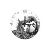 Tablomega SAAT-245-30 Uyuyan Güzel Kız Tasarım 30 cm Çap Duvar Saati