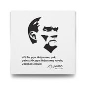 Tabloshop Atatürk Sözleri 40x40 cm Tablo