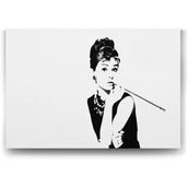 Tabloshop Audrey Hepburn Makyaj 60x40 cm Tablo