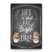 Tabloshop Cupcake Mutfak 60x90 cm Tablo