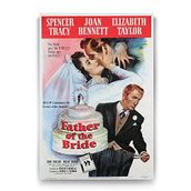Tabloshop Elizabeth Taylor Father of the bride 100x140 cm Tablo