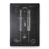 Tabloshop Enjektör Şırınga Patent 80x125 cm Tablo