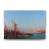 Tabloshop Felix Ziem View of İstanbul 100x70 cm Tablo