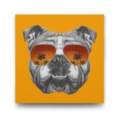 Tabloshop İngiliz Bulldog 40x40cm Tablosu