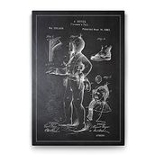 Tabloshop İtfaiyeci Elbisesi Patenti 60x90 cm Tablo