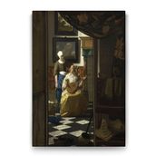 Tabloshop Johannes Vermeer The Love Letter 50x75 cm Tablo