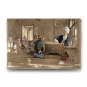 Tabloshop Kuran-ı Kerim Okuyan Çocuk 125x80 cm Tablo