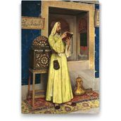 Tabloshop Osman Hamdi Bey Ab-ı Hayat Çeşmesi 100x140 cm Tablo