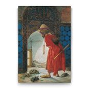 Tabloshop Osman Hamdi Bey Kaplumbağa Terbiyecisi 100x140 cm Tablo