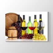 Tabloshop Şarap Çeşitleri 75x50 cm Tablosu