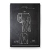 Tabloshop Tuvalet Kağıdı Patenti 40x60 cm Tablo