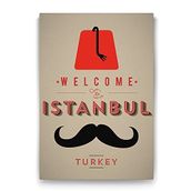 Tabloshop Welcome To İstanbul 60x90 cm Tablo