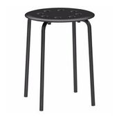 Tabure, Siyah IKEA Genişlik 40Cm Siyah Renk Yuvarlak Tabure