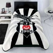 Taç Beşiktaş Kartal Lisanslı Tek Kişilik Battaniye