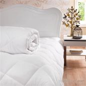 Taç Çift Kişilik 1 Alana 1 Bedava Beyaz Kristal Yorgan Seti