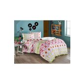 Taç Enzo Yeşil Ranforce Çift Kişilik Nevresim Takımı