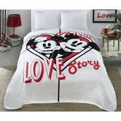 Taç Lisanslı 71120814 Disney Minnie Mickey Battaniye