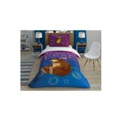 Taç Lisanslı Masha And The Bear Tek Kişilik Nevresim Takımı
