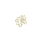 Tahtakale Toptancıları Anahtarlık Montaj Halkası Üçgen Takı Bağlantı Halkası 14x11 MM (100 Adet) Gold