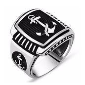 Takıhan 925 Ayar Deniz Çapalı Yüzük