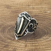 Takıhan 925 Ayar Gümüş Elif Başparmak Zihgir Yüzüğü