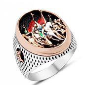 Takıhan 925 Ayar Gümüş Fetih 1453 Model Yüzüğü