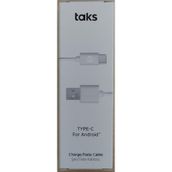 Taks 5DK12B Beyaz Type-C Şarj Kablosu