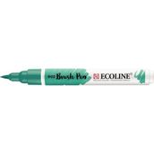 Talens Ecoline Deep Green Fırça Uçlu Sulu Boya Kalemi