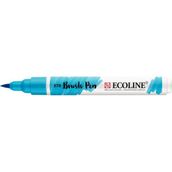 Talens Ecoline Sky Blue Cyan Fırça Uçlu Sulu Boya Kalemi