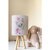 Talia Home Kedi Desenli Çocuk Odası Abajur Masa Lambası TLAB-234